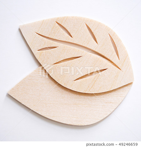 leaf symbol logo concept wood cutting illustration leaf symbol logo concept wood cutting illustration 49246659