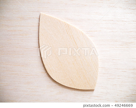 leaf symbol logo concept wood cutting illustration 49246669