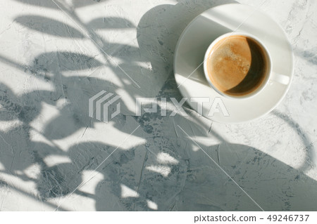 cup of coffee in the morning light, sunlight cup of coffee in the morning light, sunlight 49246737