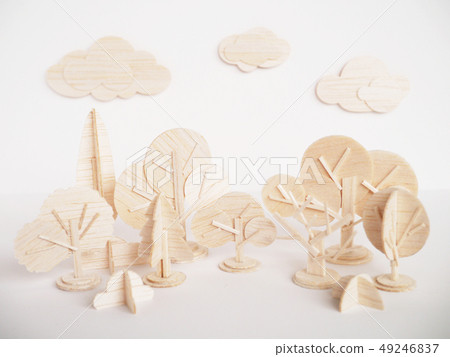 miniature wooden model cutting art craft handmade 49246837