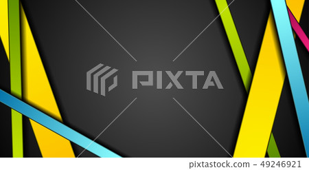 Colorful abstract stripes corporate tech Colorful abstract stripes corporate tech 49246921