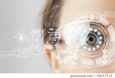 Futuristic smart glasses Futuristic smart glasses 49247514