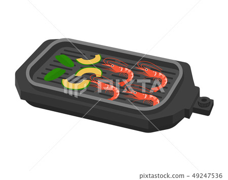 Hot plate - Stock Illustration [49247536] - PIXTA