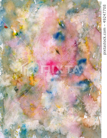 Watercolor color stains and brush strokes Watercolor color stains and brush strokes 49247708