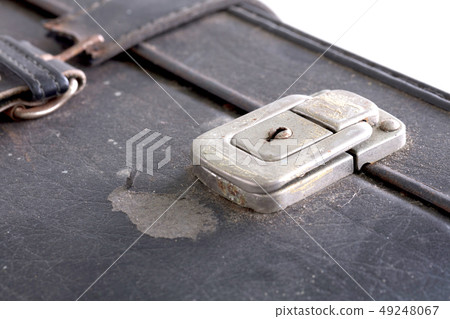 Old vintage hard suitcase with latch lock Old vintage hard suitcase with latch lock 49248067