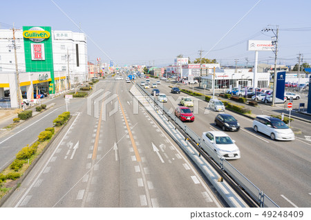 Ichinomiya城市景觀Naiki繞行路線22 Gulliver Naiki繞過Ichinomiya分支Asahi 2-chome十字路口 Ichinomiya城市景觀Naiki繞行路線22 Gulliver Naiki繞過Ichinomiya分支Asahi 2-chome十字路口 49248409