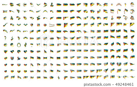 very big collection of vector flags of the Mozambique 49248461