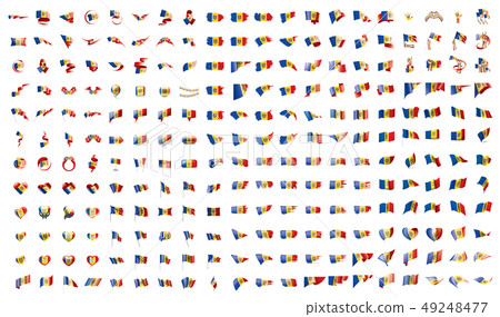 very big collection of vector flags of the Moldova 49248477