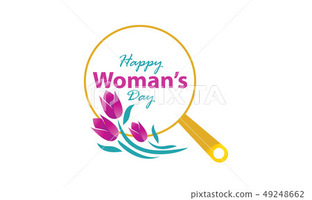 Happy Woman's Day Template Happy Woman's Day Template 49248662
