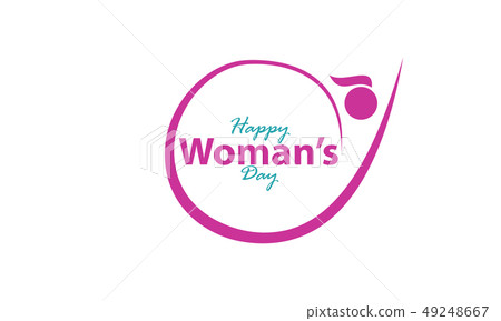 Happy Woman's Day Template Happy Woman's Day Template 49248667