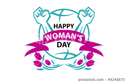 Happy Woman's Day Template Happy Woman's Day Template 49248675