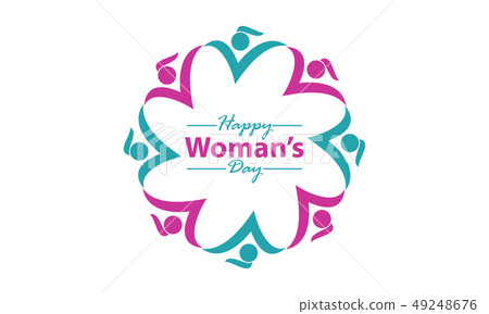 Happy Woman's Day Template Happy Woman's Day Template 49248676