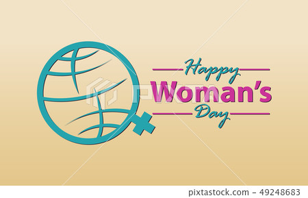 Happy Woman's Day Template Happy Woman's Day Template 49248683