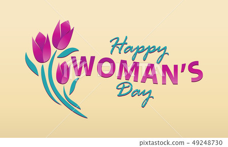 Happy Woman's Day Template Happy Woman's Day Template 49248730