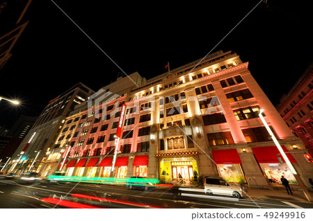 日本的東京都市風景我想看日本橋三越等 日本的東京都市風景我想看日本橋三越等 49249916