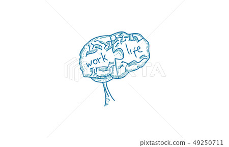 Work Life Balance Template Vector 49250711