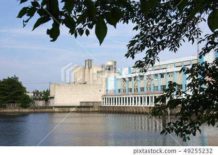 The view of the Arako river lock The view of the Arako river lock 49255232