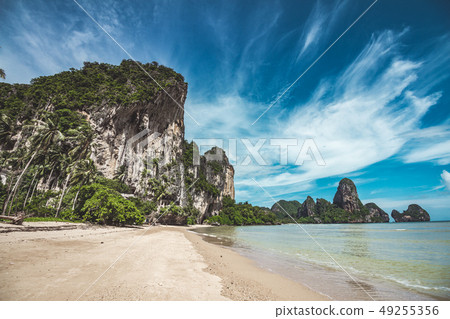 Tonsai beach in Thailand Tonsai beach in Thailand 49255356