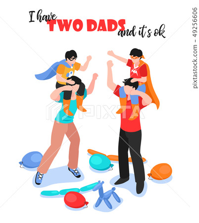 Lgbt Isometric Illustration 49256606