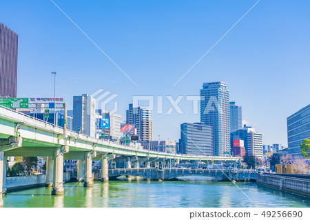 Osaka Kita Nakanoshima cityscape Osaka Kita Nakanoshima cityscape 49256690