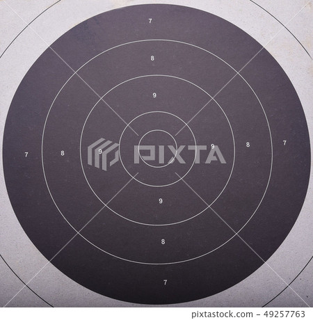 Blank shooting target 49257763
