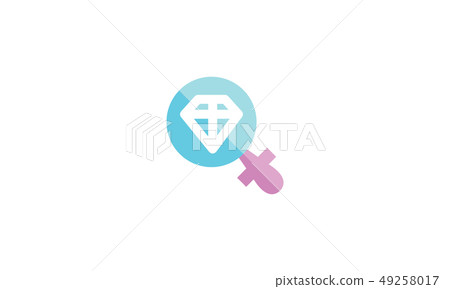Search Icon Template Vector Sign Design 49258017