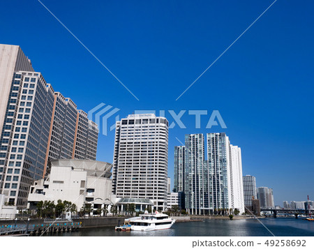 Tennozu Isle and high-rise apartment in seaside area 49258692