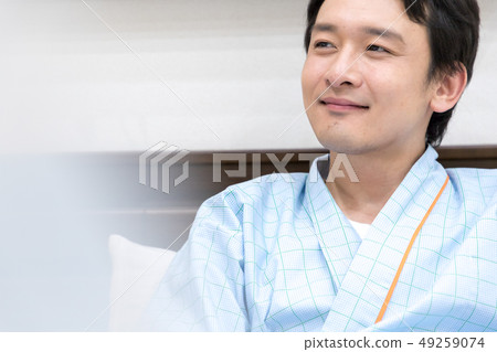 Patient hospitalization scene Patient hospitalization scene 49259074