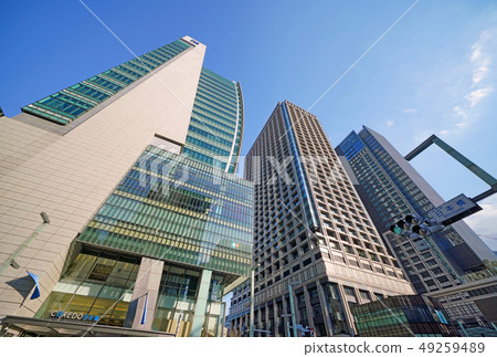 Tokyo cityscape of Japan I look at "Nihonbashi" 49259489