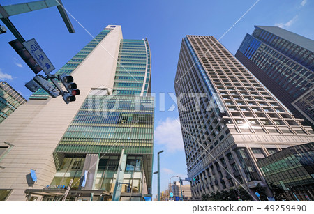 Tokyo cityscape of Japan I look at "Nihonbashi" 49259490