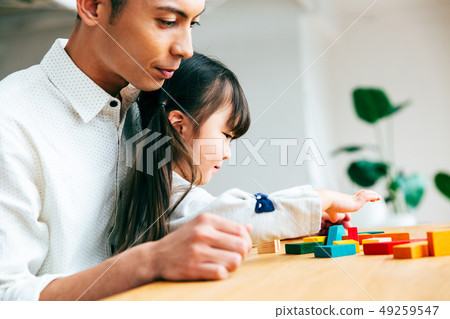 Child building blocks play Child building blocks play 49259547