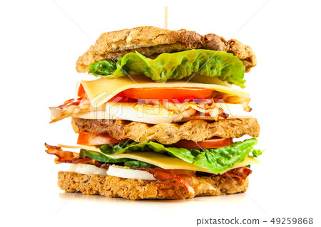 Tall club sandwich 49259868