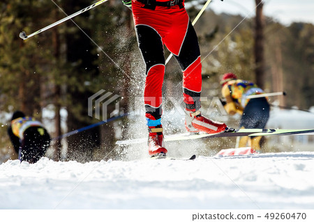 feet skier athlete 49260470