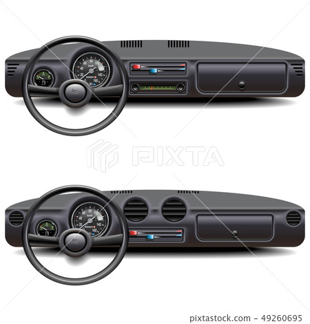Vector Car Dashboard 49260695