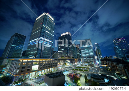 東京站丸之內夜景 東京站丸之內夜景 49260734