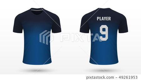 Realistic soccer shirt 49261953