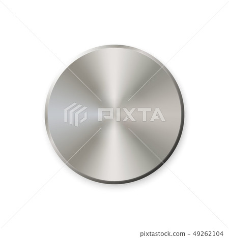 realistic metal button realistic metal button 49262104