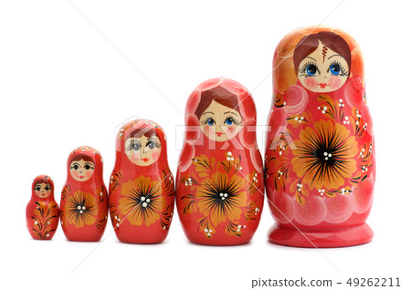 Red matrioshka 49262211