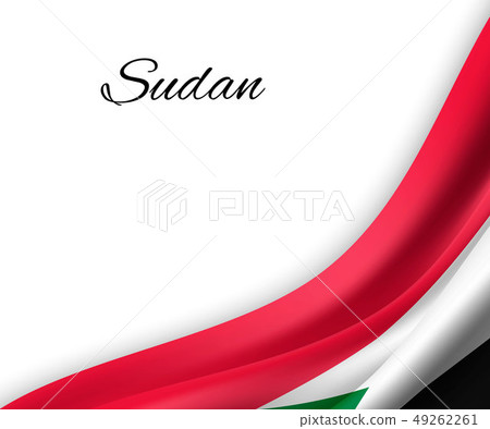 waving flag on white background. waving flag on white background. 49262261