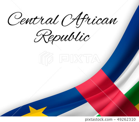 waving flag on white background. 49262310