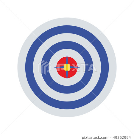 Target with Dart in Center Icon Target with Dart in Center Icon 49262994