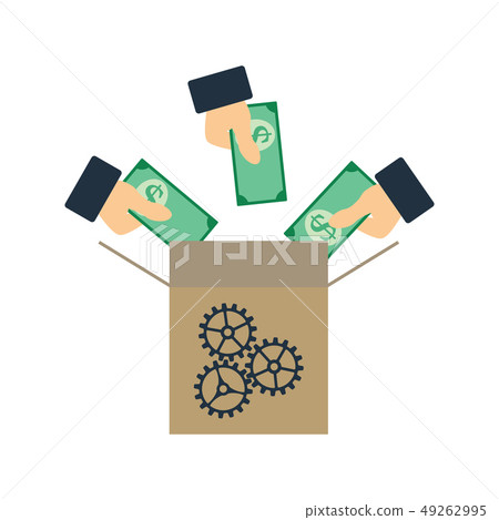 Crowdfunding Icon Crowdfunding Icon 49262995