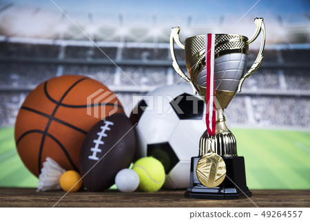 Sport Equipment, Soccer,Tennis,Basketball 49264557