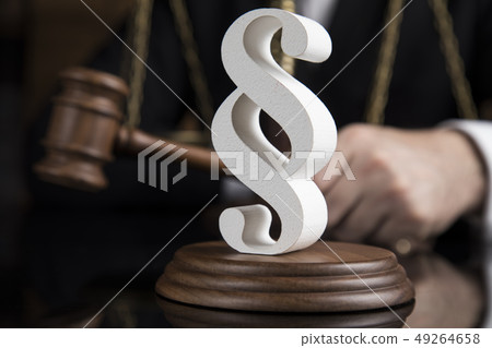 Court gavel,Law theme, mallet of justice, 49264658