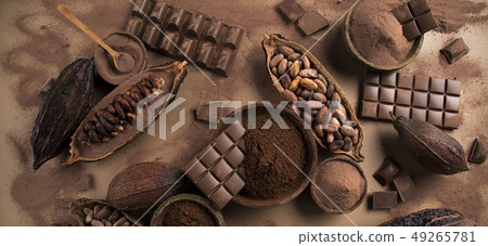 Set of Chocolate candies collection 49265781