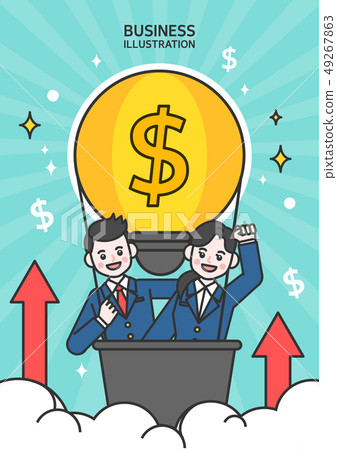 Business illustration 49267863