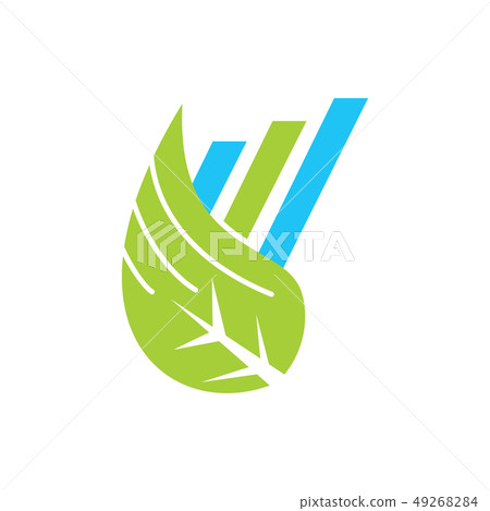 Leaf Logo Design Vector Template Isolated 49268284