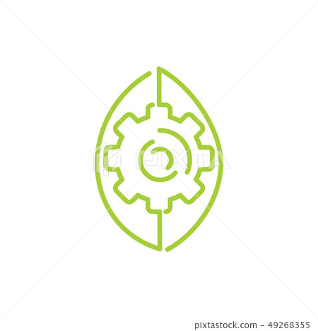 Leaf Logo Design Vector Template Isolated Leaf Logo Design Vector Template Isolated 49268355