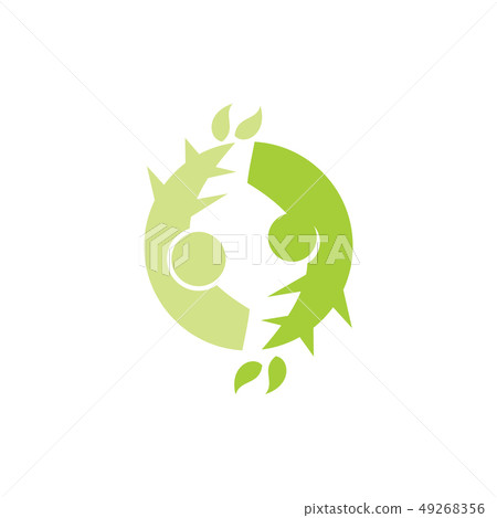 Leaf Logo Design Vector Template Isolated Leaf Logo Design Vector Template Isolated 49268356