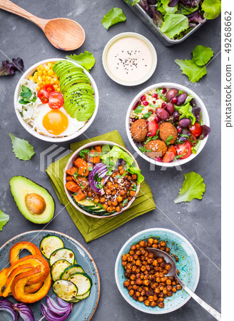 Buddha bowl salads 49268662